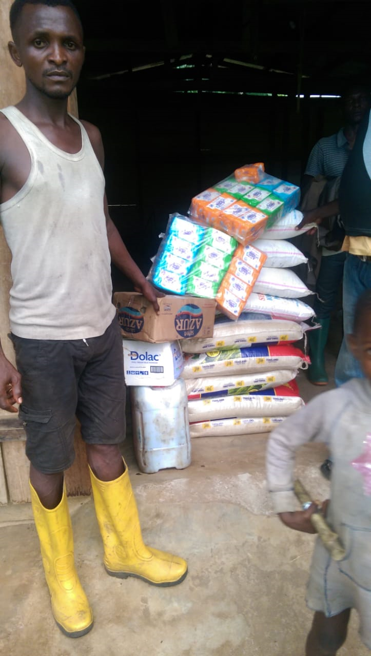 Mafac Relief to IDPs living in Ngongo Bakundu Bushes